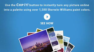 Easily install Chip It!TM by Sherwin-Williams in your browser and start matching your inspiration to our colors.