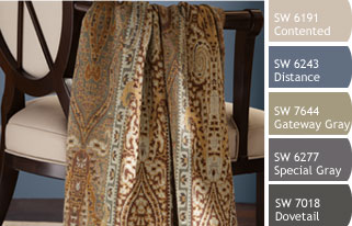 Use Snap It!TM by Sherwin-Williams to find a perfect palette.