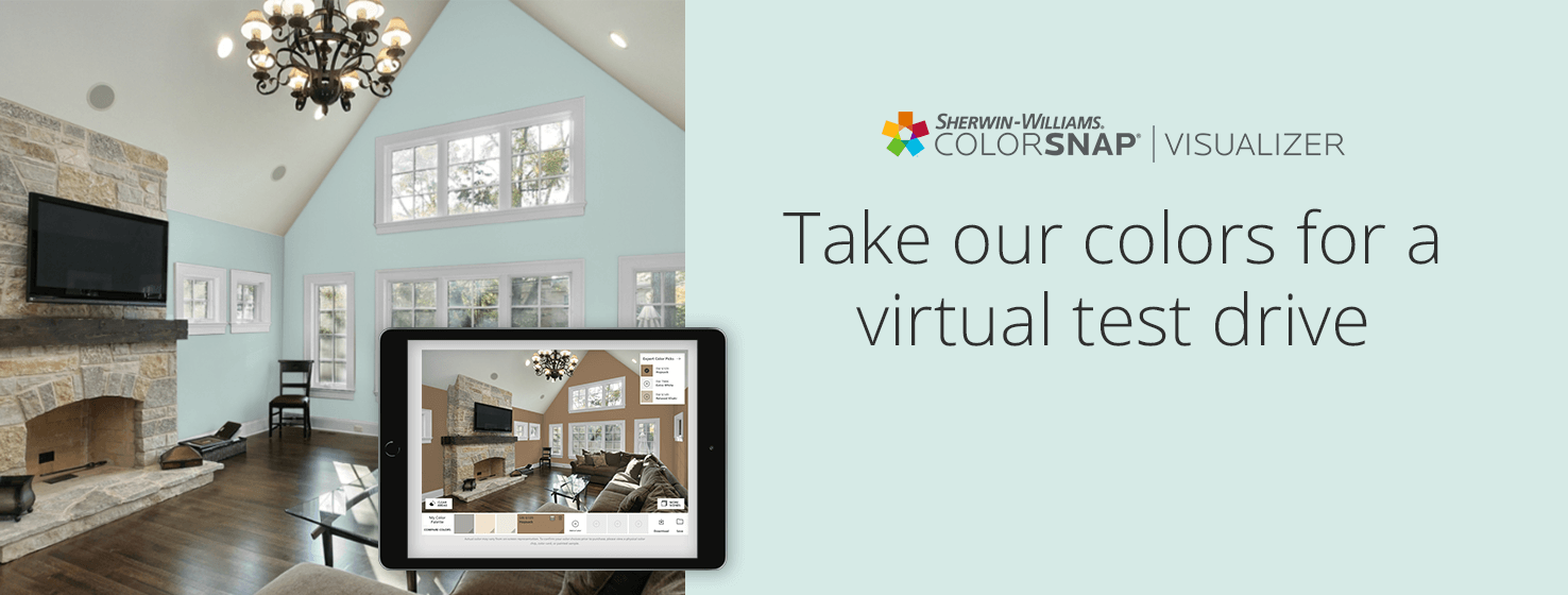 Sherwin-Williams ColorSnap® Visualizer. Take our color for a virtual test drive.