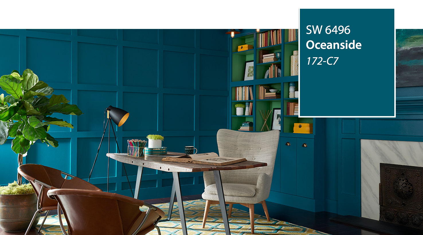 SW - Color of the Year 2018 - Oceanside SW 6496 - slide 2