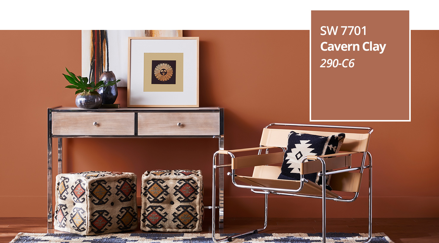 SW - Color of the Year 2019 - Cavern Clay SW 7701 - slide 1