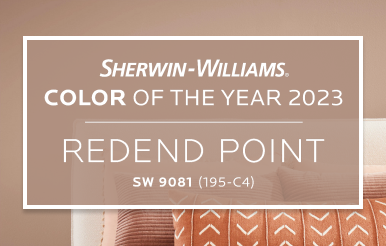 Sherwin-Williams Color of the Year 2023: Redend Point SW 9081.