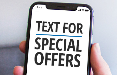 Text for Special Offers on Phone Screen