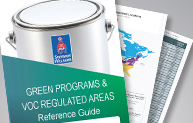 Green Programs & VOC Regulated Areas Specifications