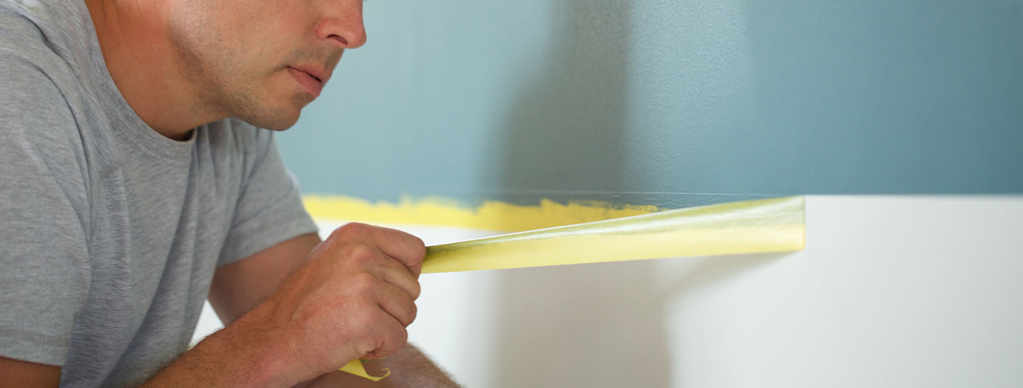 Removing delicate tape from wall