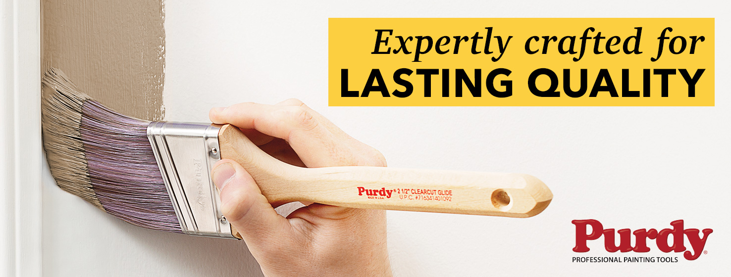 Expertly crafted for lasting quality. Purdy
