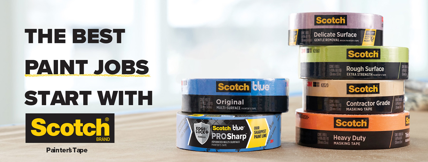 Stack of ScotchBlue tape