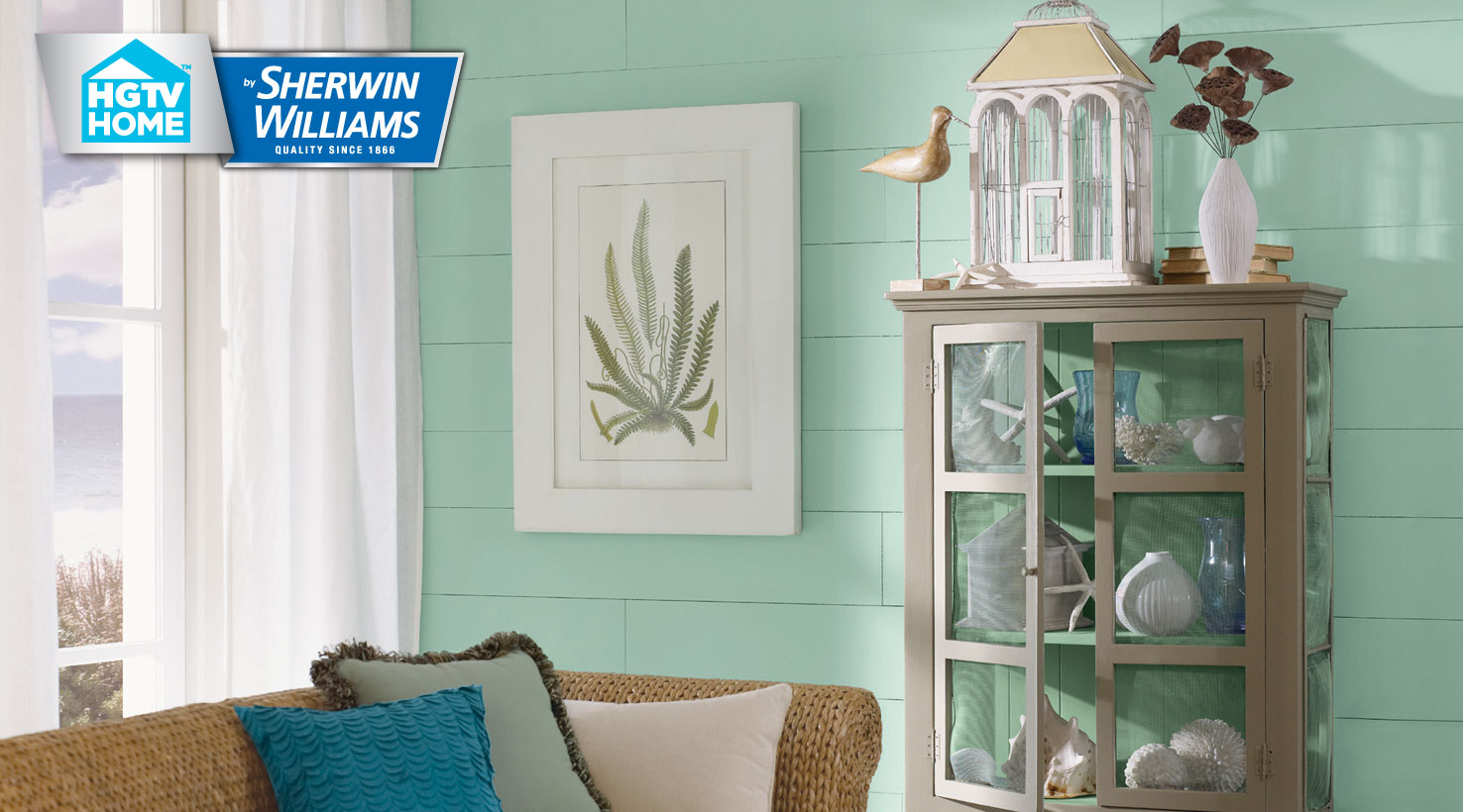 Coastal Cool Paint Color Collection HGTV HOME™ by SherwinWilliams