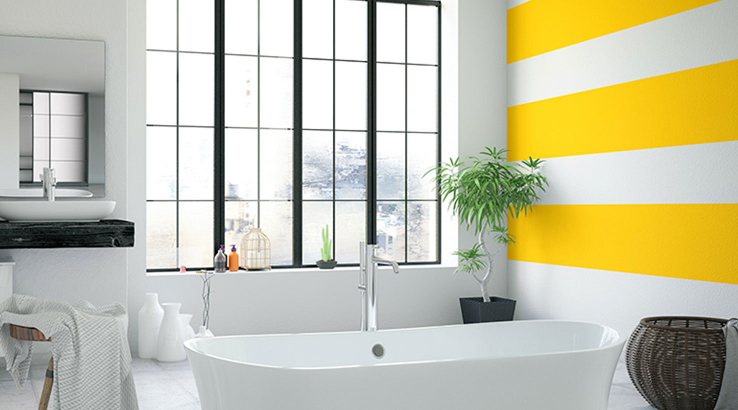 yellow bathroom color ideas