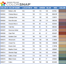 Sherwin Williams Color Chart Pdf