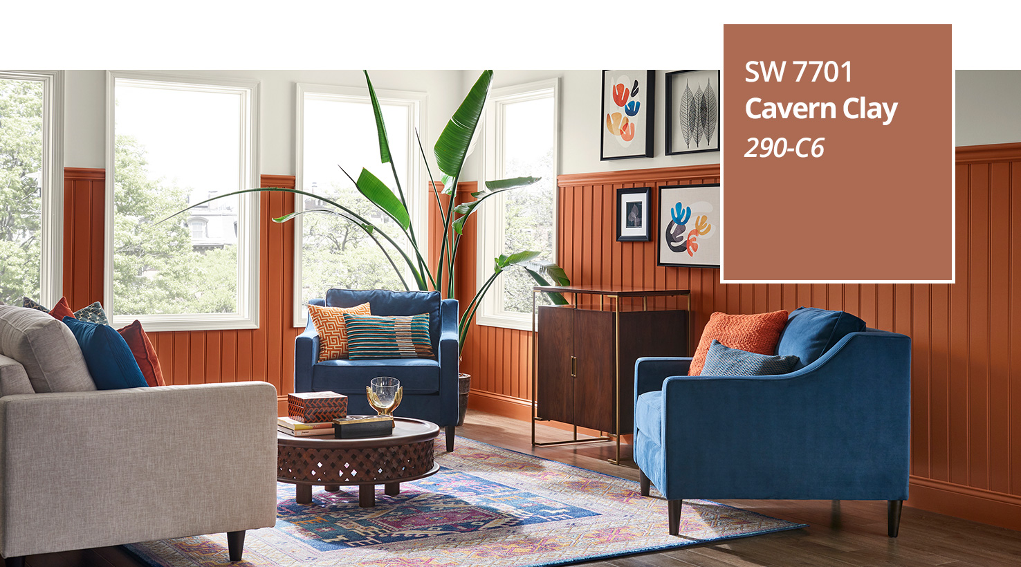 SW - Color of the Year 2019 - Cavern Clay SW 7701 - slide 3