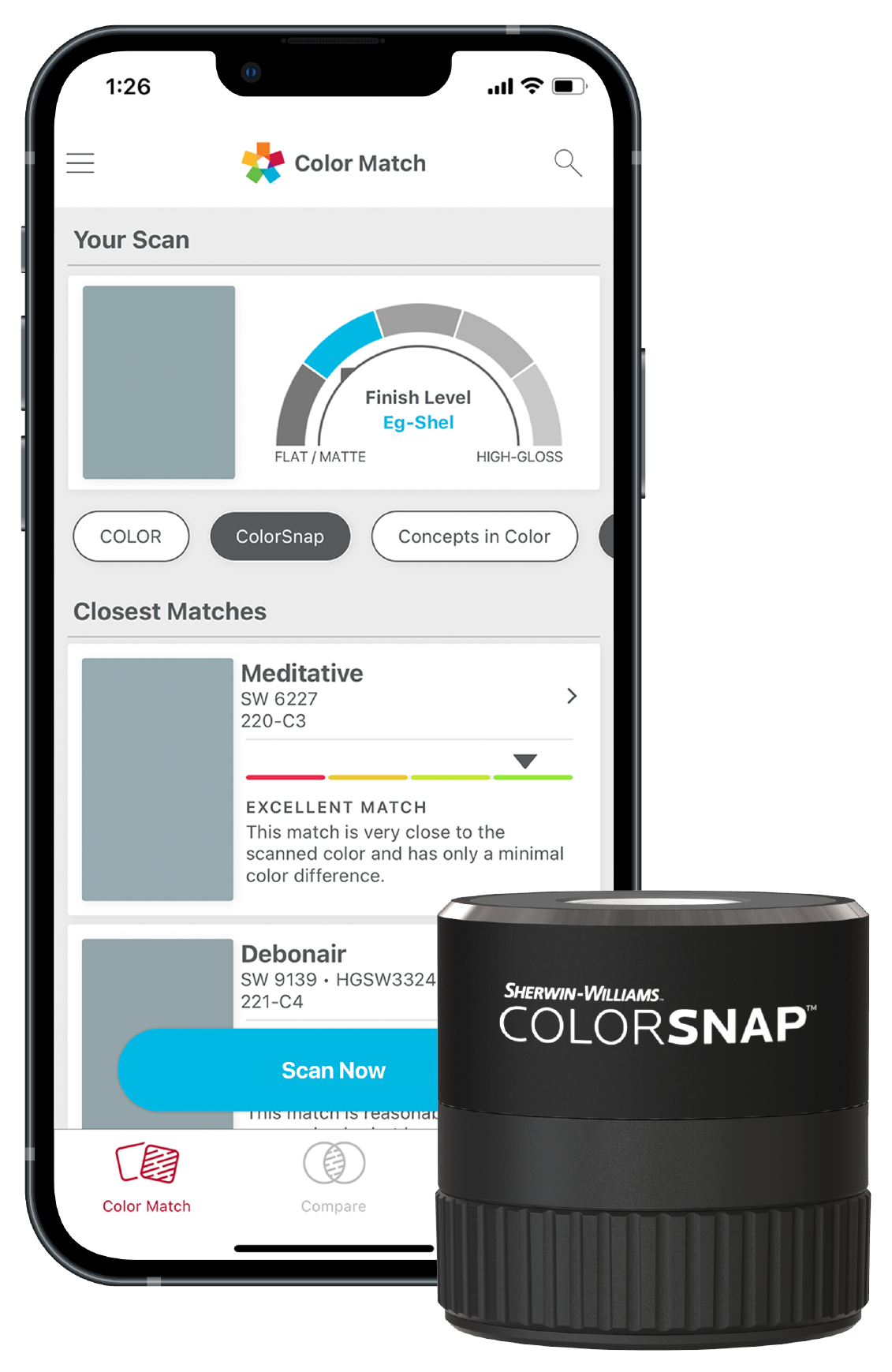 Download Paint Color Match System | Sherwin-Williams ColorSnap™ Match