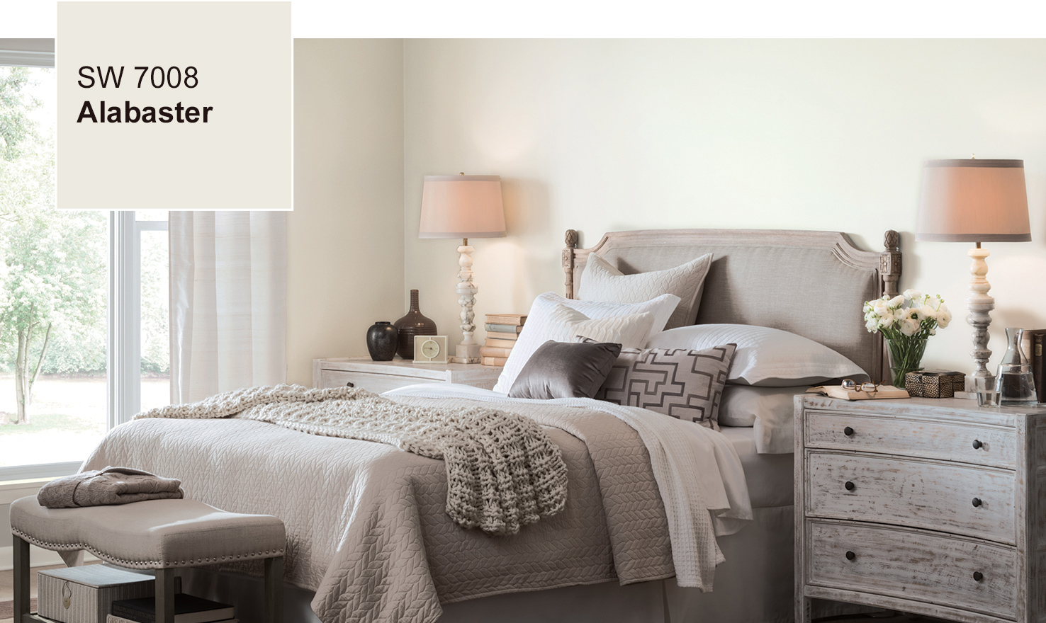 Sw 7008 Alabaster 2016 Color Of The Year Sherwin Williams