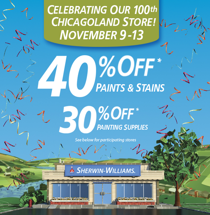 Sherwin Williams 10 OFF 50 Coupon 2023 & 40 OFF Sale