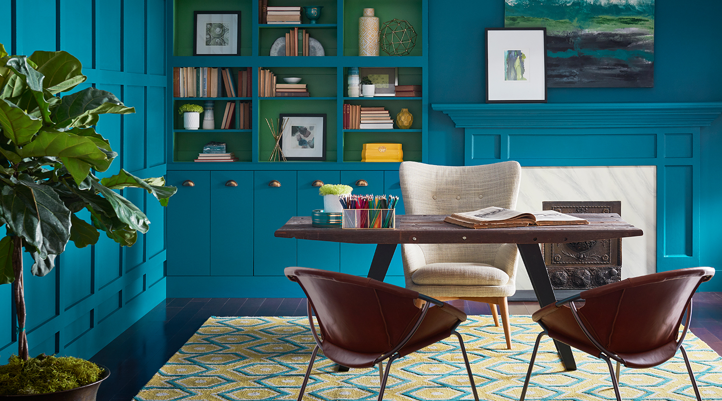 Home Office Paint Color Ideas | Inspiration Gallery | Sherwin-Williams