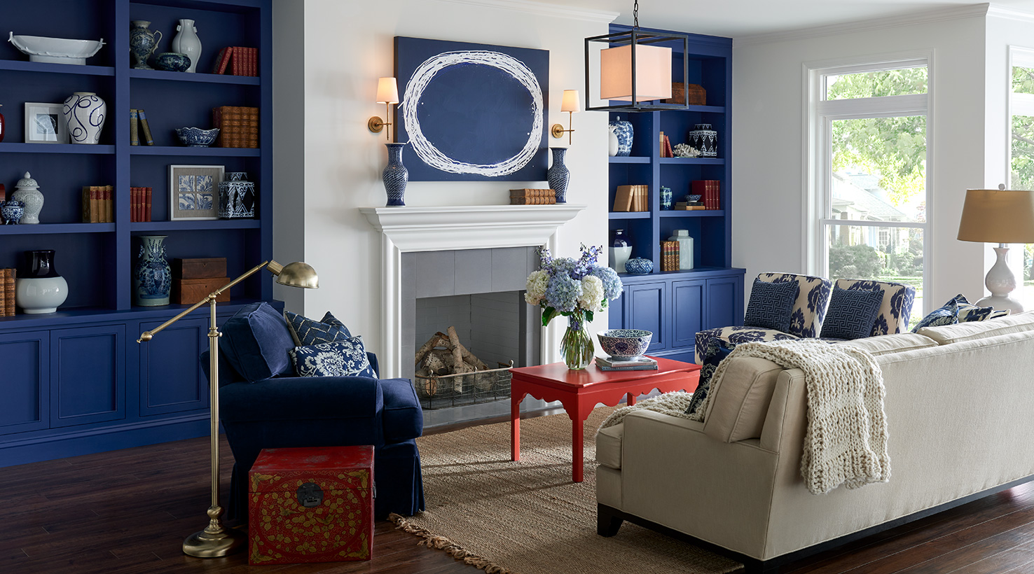 Blue Living Room - 21 Inspiring Blue Living Room Ideas