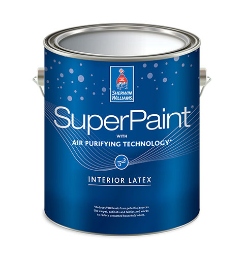 SuperPaint Air Purifying paint can