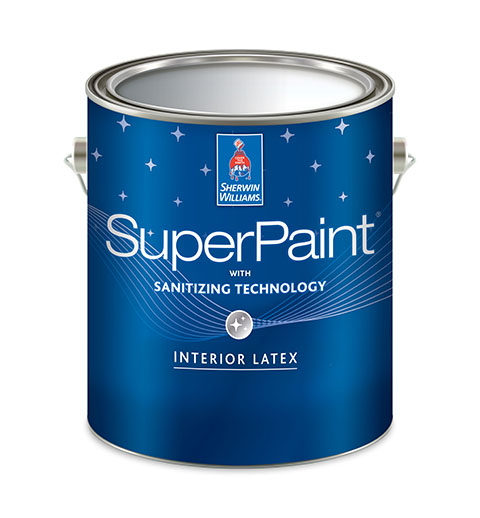 SuperPaint with Sanitizing paint can