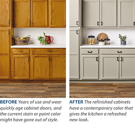 Cabinet Refinishing Guide, Can I Stain Over Painted Cabinets