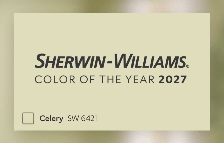 Sherwin-Williams Color of the Year 2027.