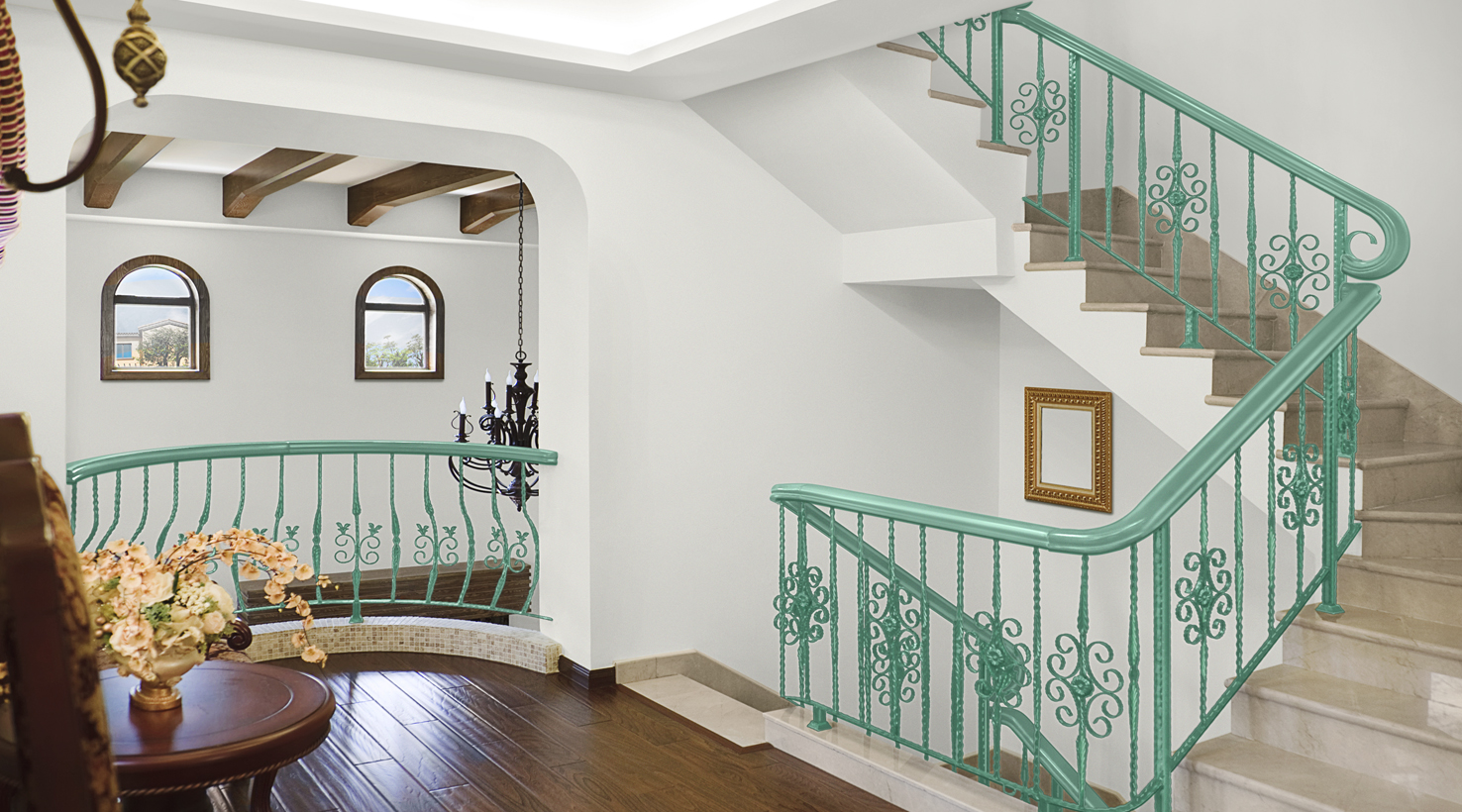 Stairway Paint Color Inspiration Gallery SherwinWilliams